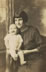 Unknown woman & baby